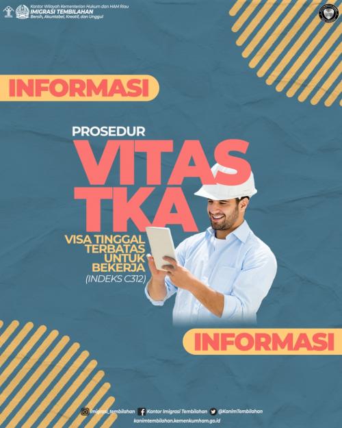 Syarat dan Prosedur Pengajuan VITAS untuk TKA (Indeks C312)